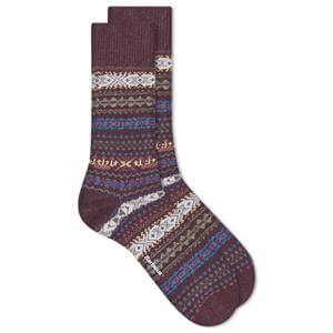 Barbour Boyd Burgundy Socks